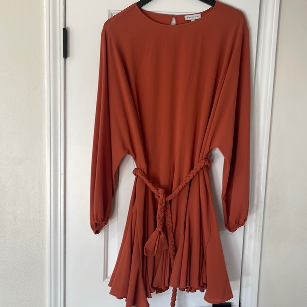XL Gianni Bini Rust A-Line Dress
